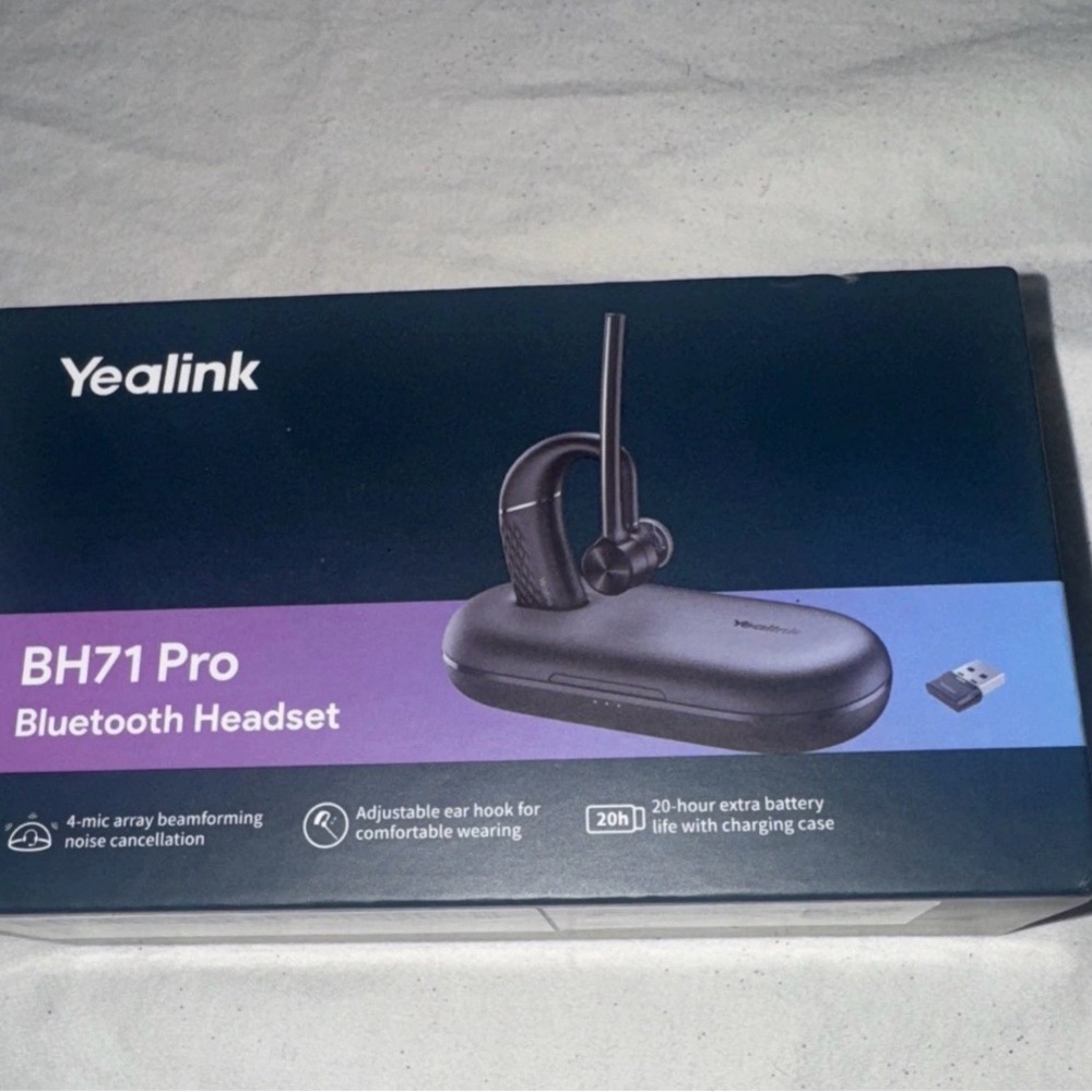Yealink BH71 Pro Bluetooth Office Noise Cancel Wireless Headset Charging Case